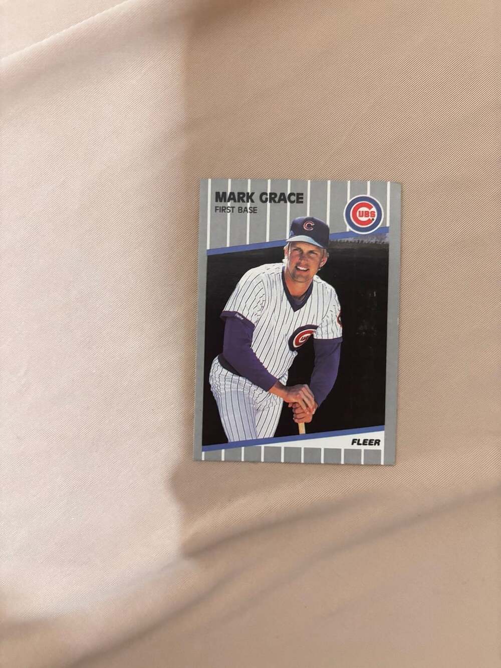1989 Fleer Mark Grace #426 Chicago Cubs Baseball Card